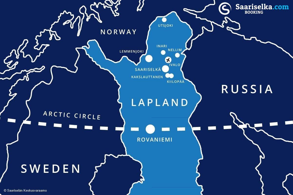 xəritə саариселки, Finlandiya