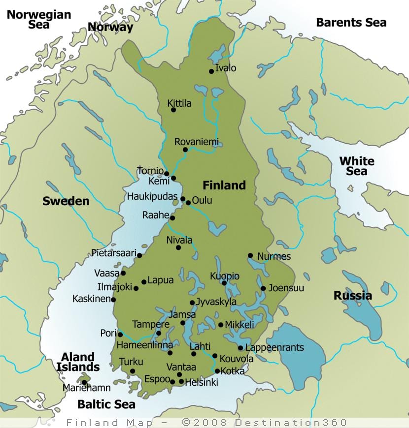 Kart kempinqlərin Finlandiya