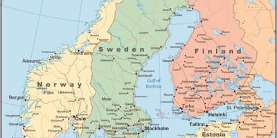 Kart Finlandiya və qonşu ölkələr